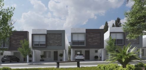 Render arquitectónico en Monterrey Nuevo León casas